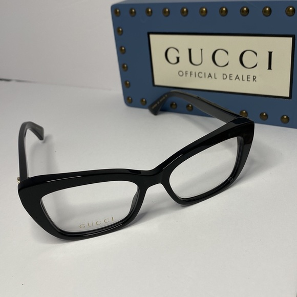 💯 - New - GUCCI Demo Cat Eye Ladies Eyeglasses
GG0165ON 001 51 - Picture 4 of 10